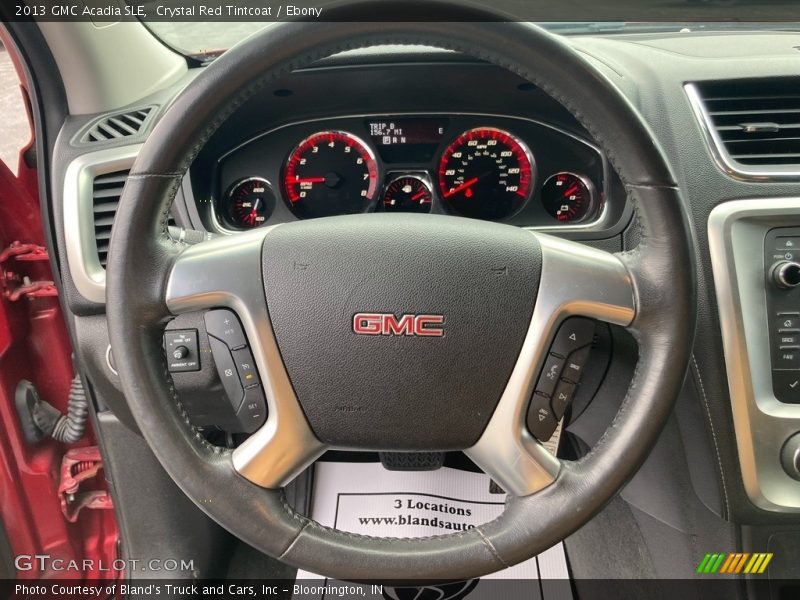 Crystal Red Tintcoat / Ebony 2013 GMC Acadia SLE