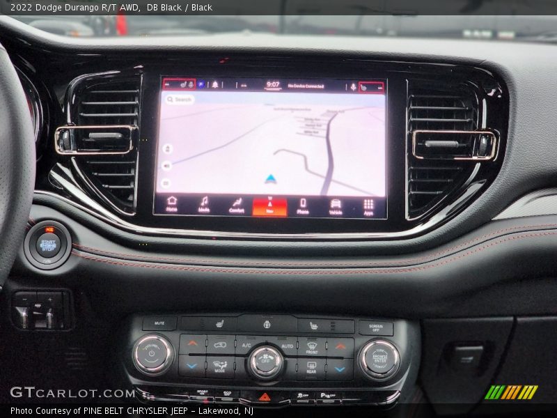Navigation of 2022 Durango R/T AWD