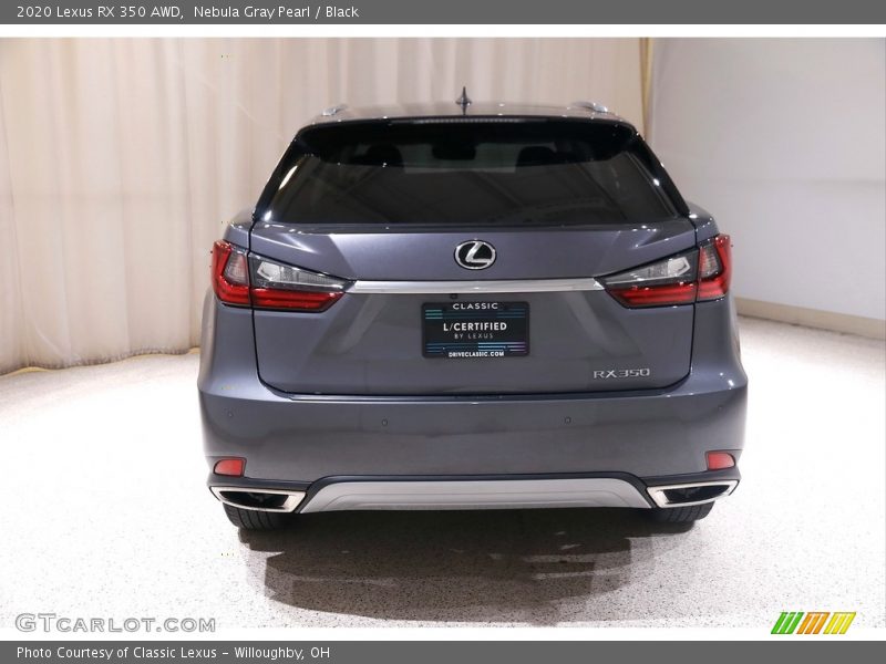 Nebula Gray Pearl / Black 2020 Lexus RX 350 AWD