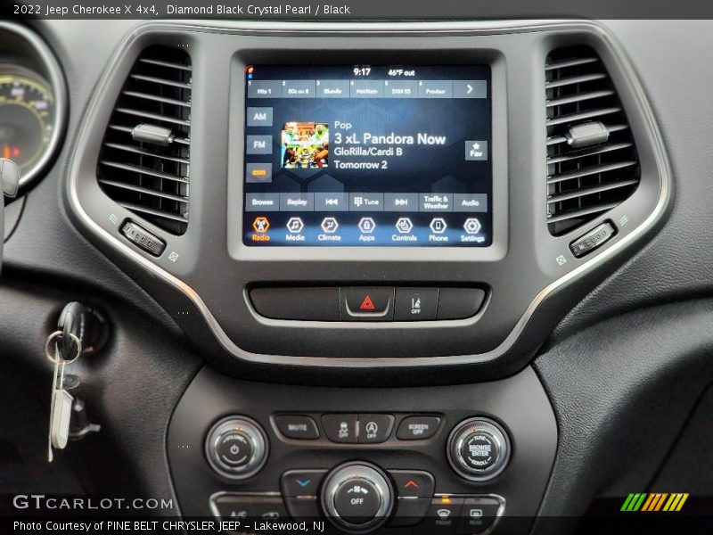 Controls of 2022 Cherokee X 4x4