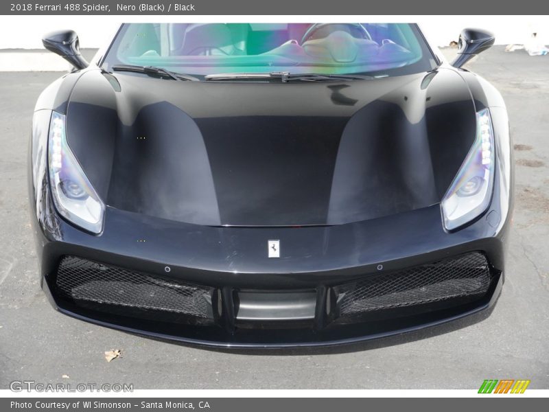 Nero (Black) / Black 2018 Ferrari 488 Spider