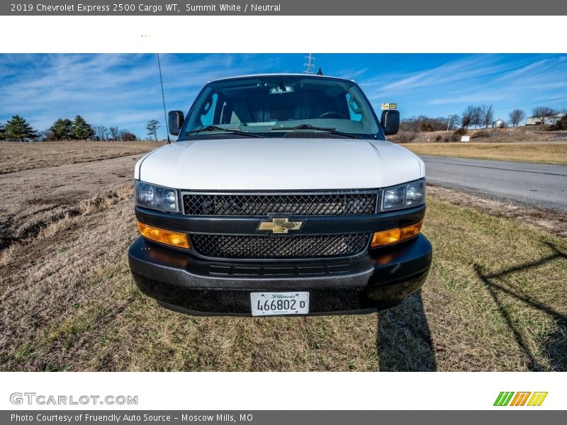 Summit White / Neutral 2019 Chevrolet Express 2500 Cargo WT