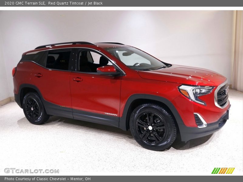 Red Quartz Tintcoat / Jet Black 2020 GMC Terrain SLE