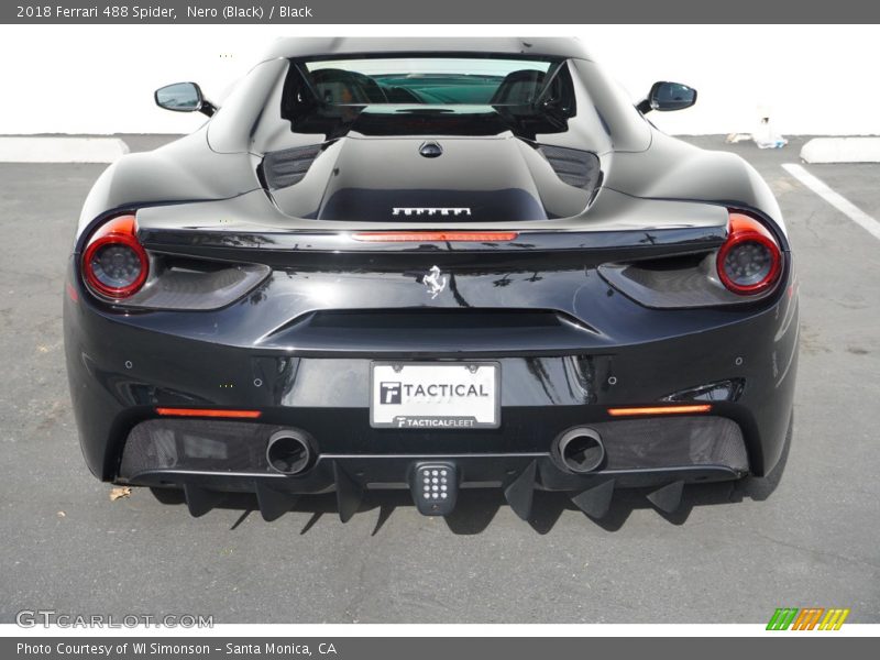 Exhaust of 2018 488 Spider 