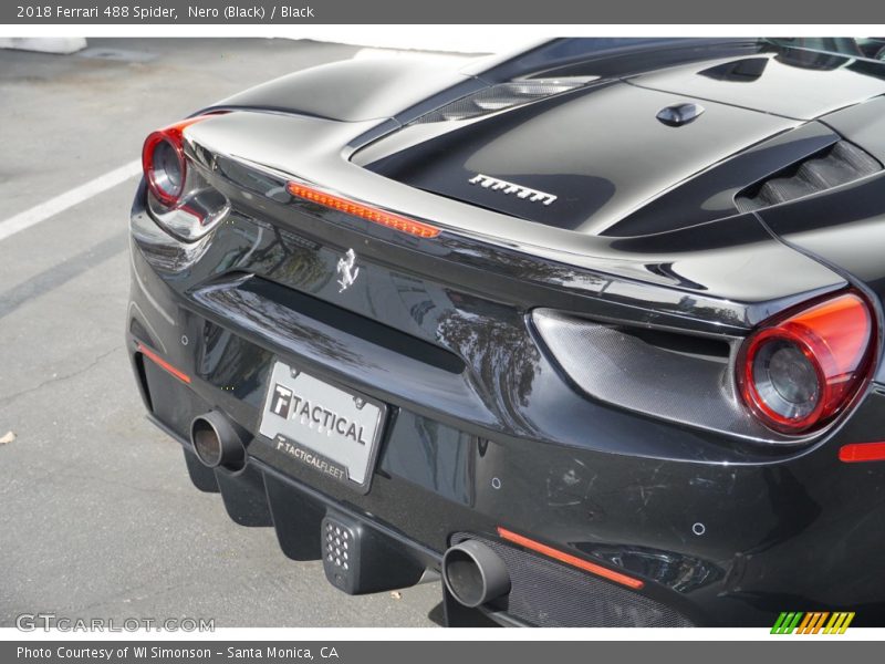 Nero (Black) / Black 2018 Ferrari 488 Spider