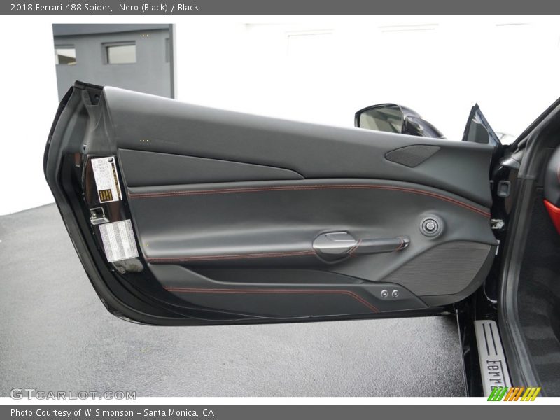 Door Panel of 2018 488 Spider 