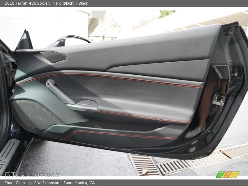 Door Panel of 2018 488 Spider 
