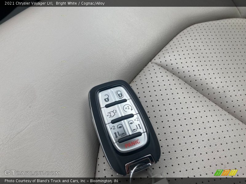 Bright White / Cognac/Alloy 2021 Chrysler Voyager LXI
