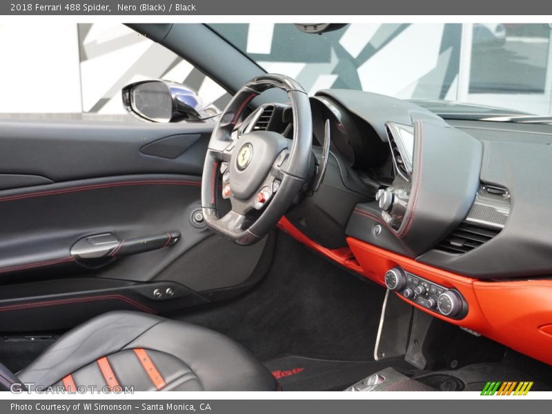 Nero (Black) / Black 2018 Ferrari 488 Spider