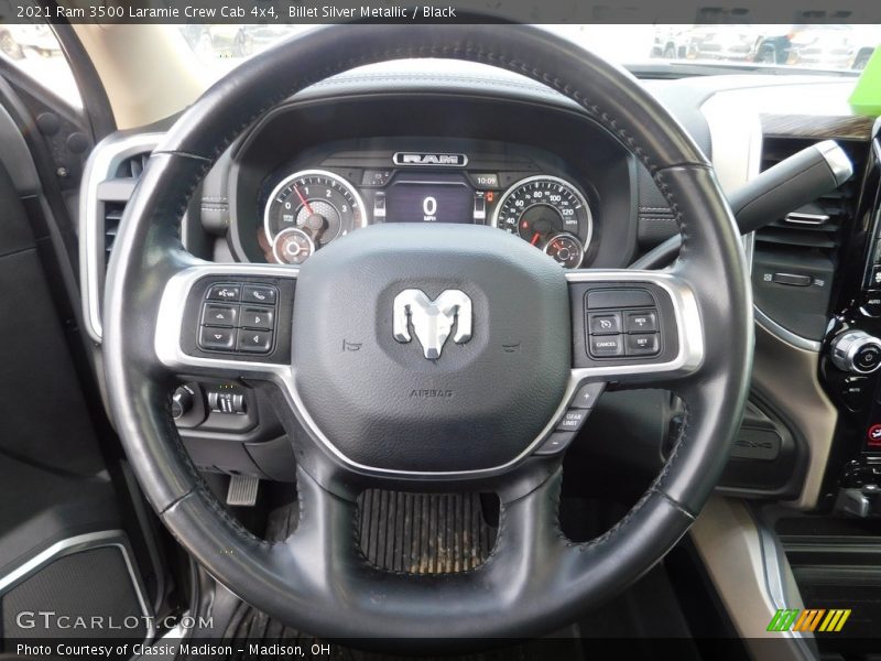  2021 3500 Laramie Crew Cab 4x4 Steering Wheel