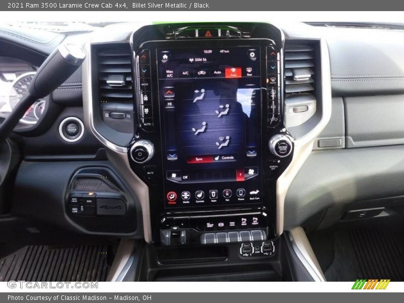 Billet Silver Metallic / Black 2021 Ram 3500 Laramie Crew Cab 4x4