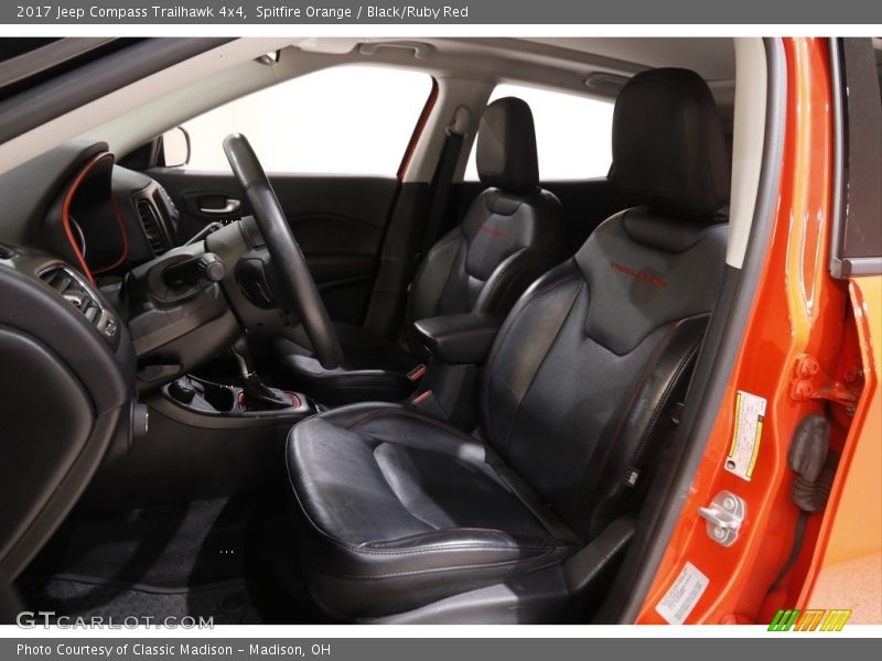 Spitfire Orange / Black/Ruby Red 2017 Jeep Compass Trailhawk 4x4