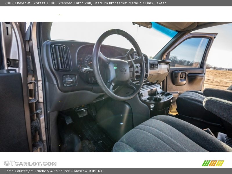  2002 Express 3500 Extended Cargo Van Dark Pewter Interior