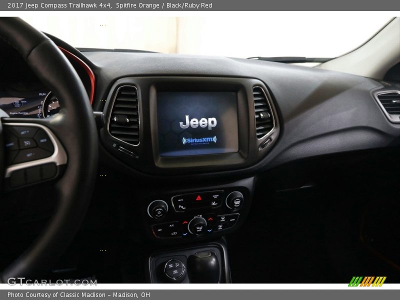 Spitfire Orange / Black/Ruby Red 2017 Jeep Compass Trailhawk 4x4
