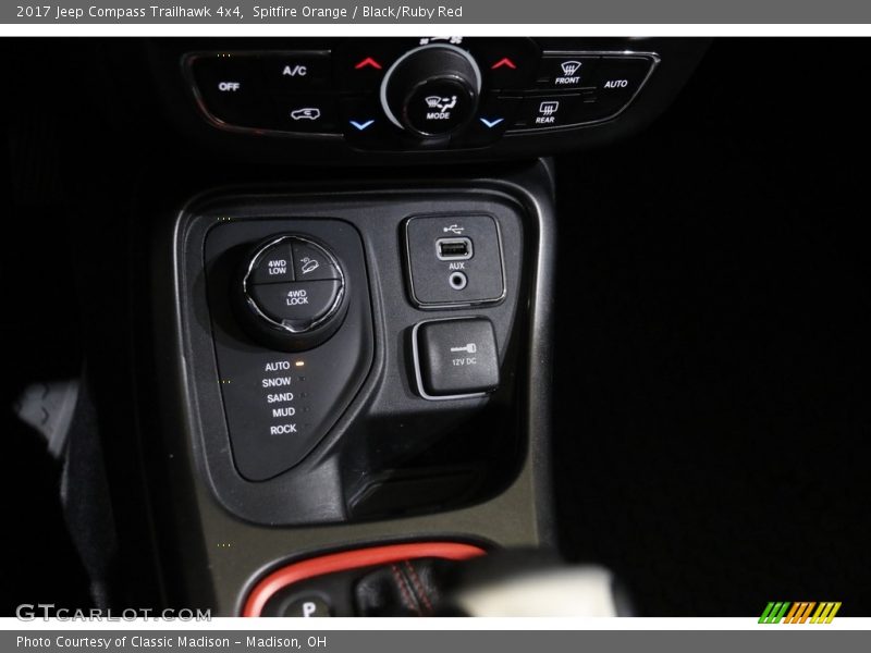 Spitfire Orange / Black/Ruby Red 2017 Jeep Compass Trailhawk 4x4