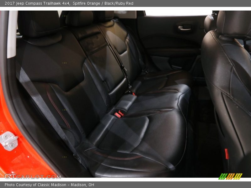 Spitfire Orange / Black/Ruby Red 2017 Jeep Compass Trailhawk 4x4