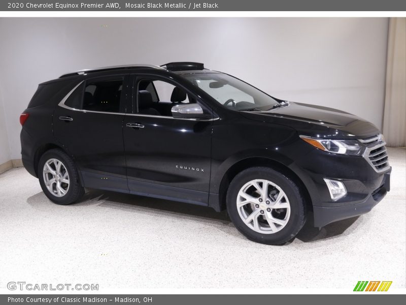 Mosaic Black Metallic / Jet Black 2020 Chevrolet Equinox Premier AWD