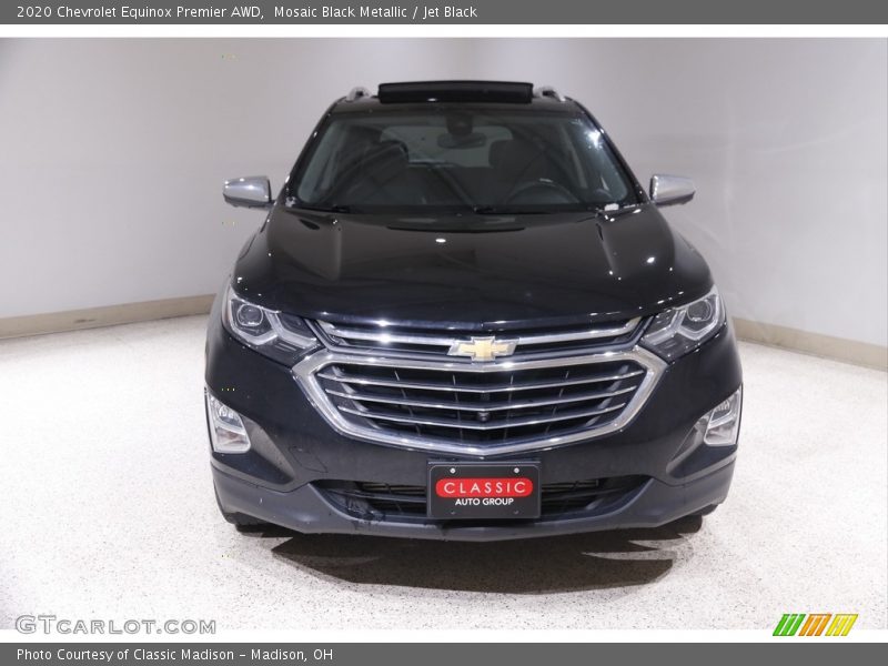 Mosaic Black Metallic / Jet Black 2020 Chevrolet Equinox Premier AWD