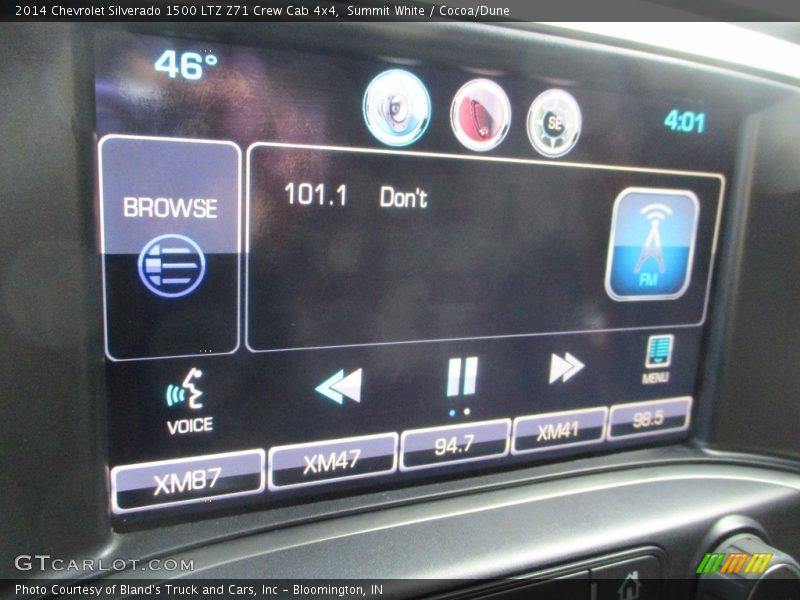 Summit White / Cocoa/Dune 2014 Chevrolet Silverado 1500 LTZ Z71 Crew Cab 4x4