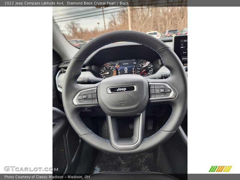 Diamond Black Crystal Pearl / Black 2022 Jeep Compass Latitude 4x4