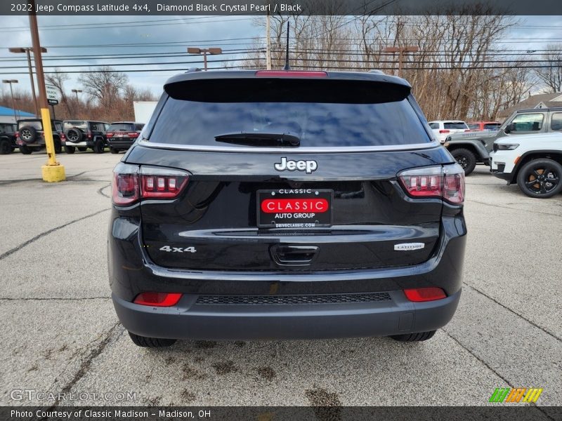 Diamond Black Crystal Pearl / Black 2022 Jeep Compass Latitude 4x4