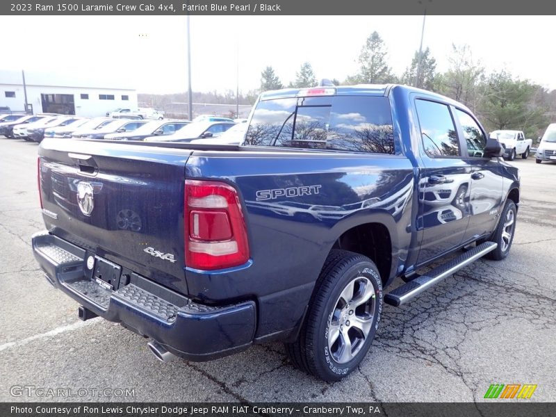 Patriot Blue Pearl / Black 2023 Ram 1500 Laramie Crew Cab 4x4