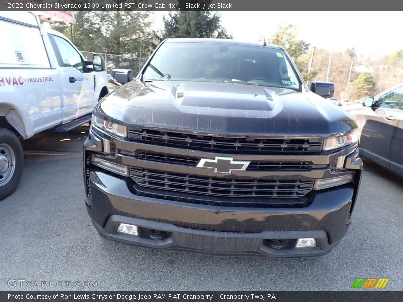 Black / Jet Black 2022 Chevrolet Silverado 1500 Limited RST Crew Cab 4x4