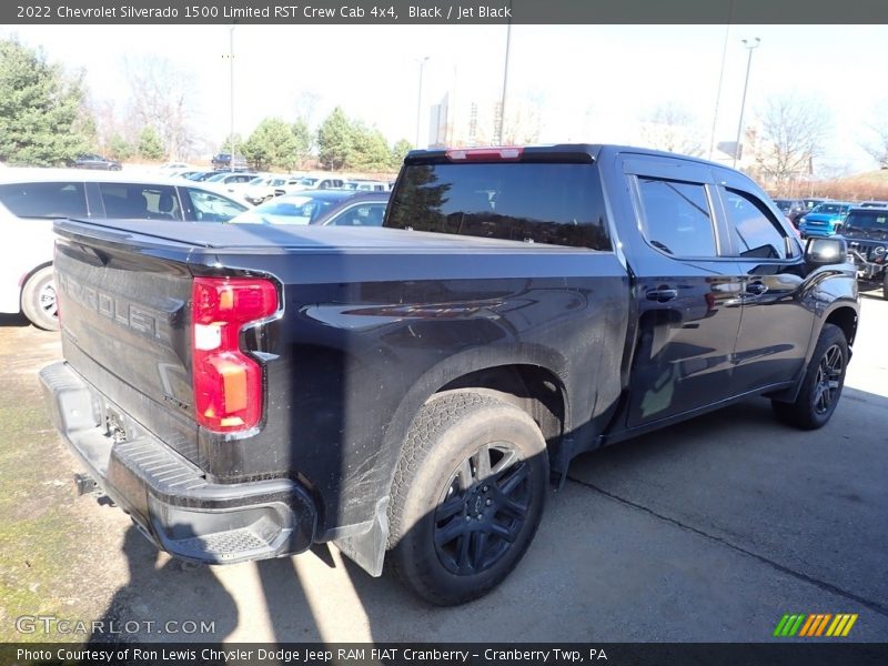 Black / Jet Black 2022 Chevrolet Silverado 1500 Limited RST Crew Cab 4x4