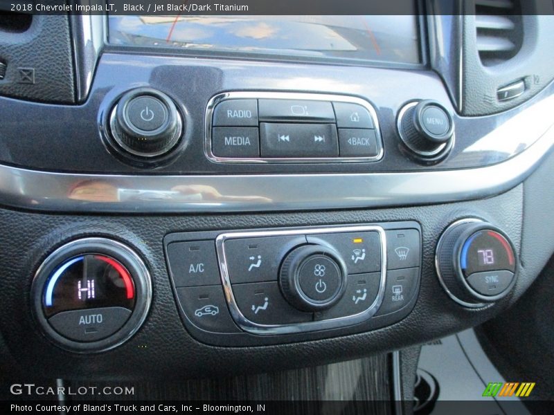 Black / Jet Black/Dark Titanium 2018 Chevrolet Impala LT