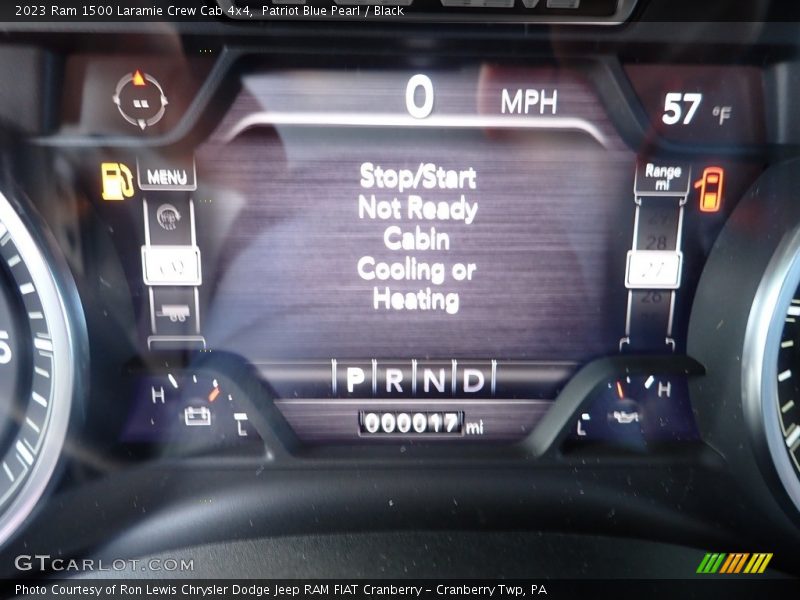 Patriot Blue Pearl / Black 2023 Ram 1500 Laramie Crew Cab 4x4