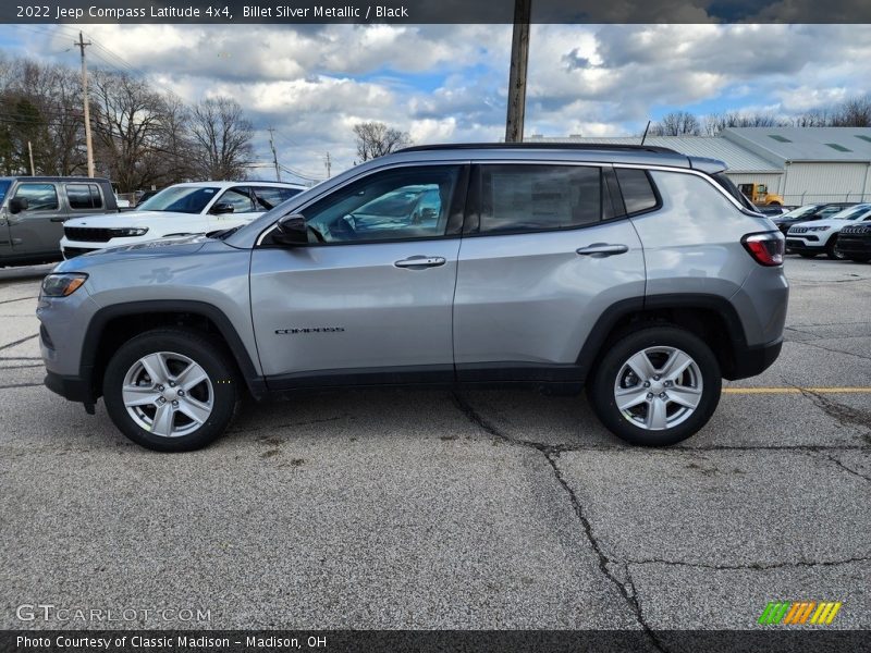 Billet Silver Metallic / Black 2022 Jeep Compass Latitude 4x4