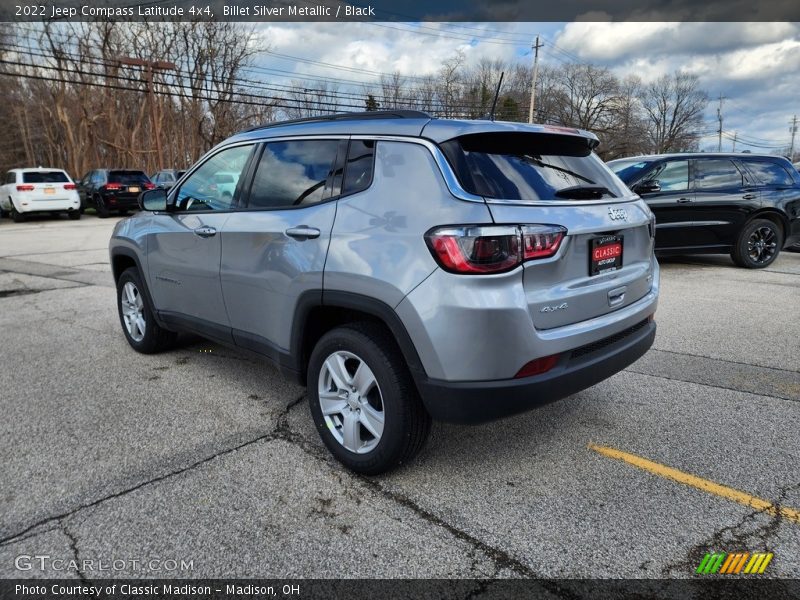 Billet Silver Metallic / Black 2022 Jeep Compass Latitude 4x4