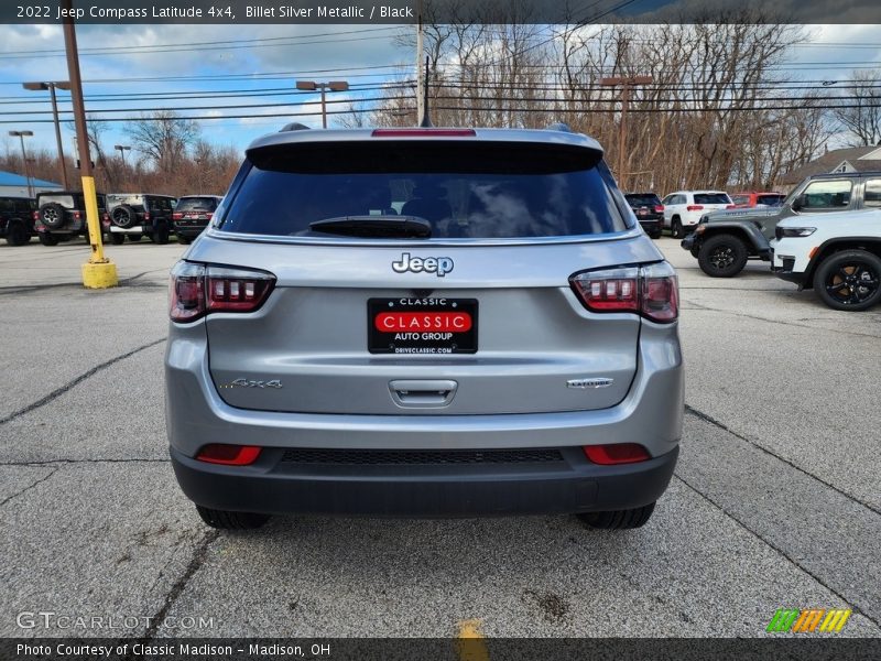 Billet Silver Metallic / Black 2022 Jeep Compass Latitude 4x4
