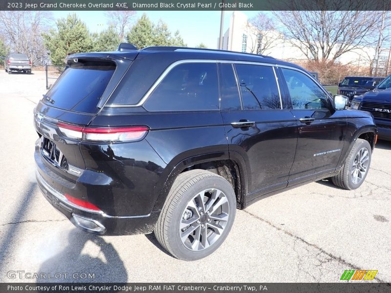 Diamond Black Crystal Pearl / Global Black 2023 Jeep Grand Cherokee Overland 4XE