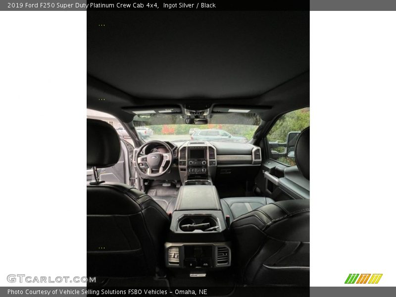 Ingot Silver / Black 2019 Ford F250 Super Duty Platinum Crew Cab 4x4
