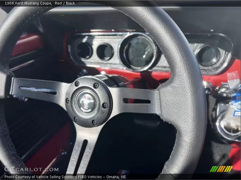 Red / Black 1966 Ford Mustang Coupe