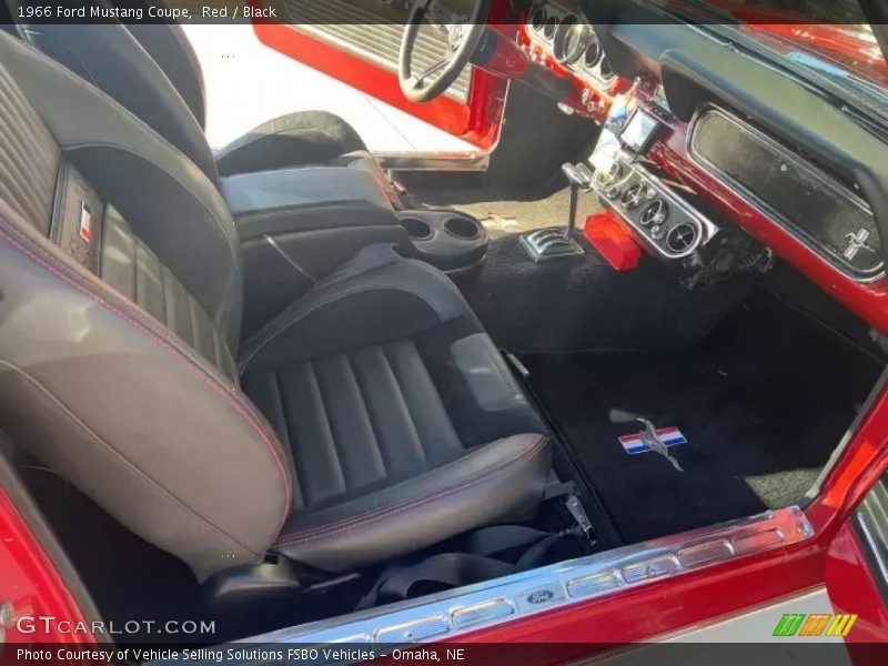 Red / Black 1966 Ford Mustang Coupe