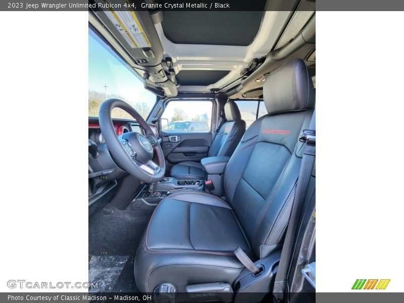 Front Seat of 2023 Wrangler Unlimited Rubicon 4x4