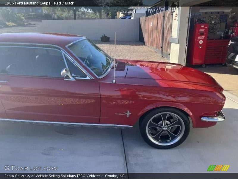 Red / Black 1966 Ford Mustang Coupe