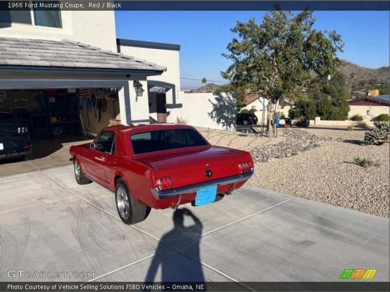 Red / Black 1966 Ford Mustang Coupe