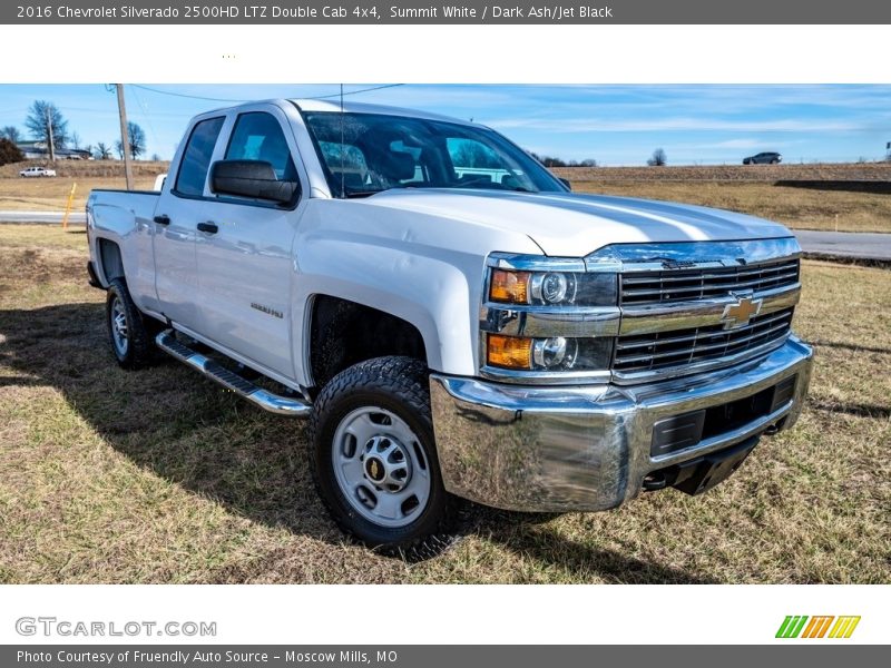 Summit White / Dark Ash/Jet Black 2016 Chevrolet Silverado 2500HD LTZ Double Cab 4x4