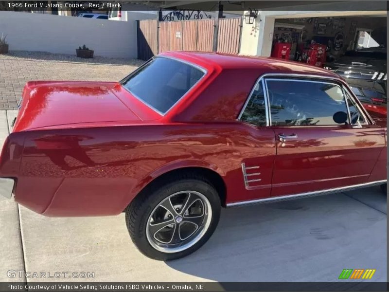 Red / Black 1966 Ford Mustang Coupe