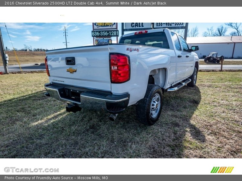 Summit White / Dark Ash/Jet Black 2016 Chevrolet Silverado 2500HD LTZ Double Cab 4x4