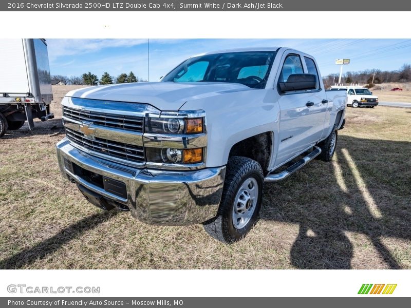 Summit White / Dark Ash/Jet Black 2016 Chevrolet Silverado 2500HD LTZ Double Cab 4x4