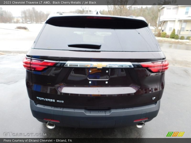 Black Cherry Metallic / Jet Black 2023 Chevrolet Traverse LT AWD
