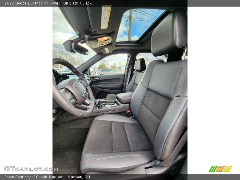 Front Seat of 2022 Durango R/T AWD