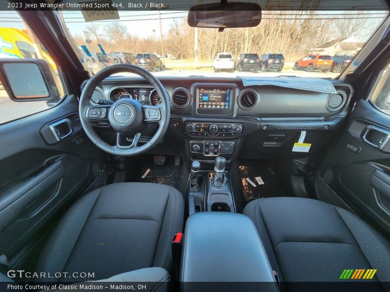 Black / Black 2023 Jeep Wrangler Unlimited Sport 4x4
