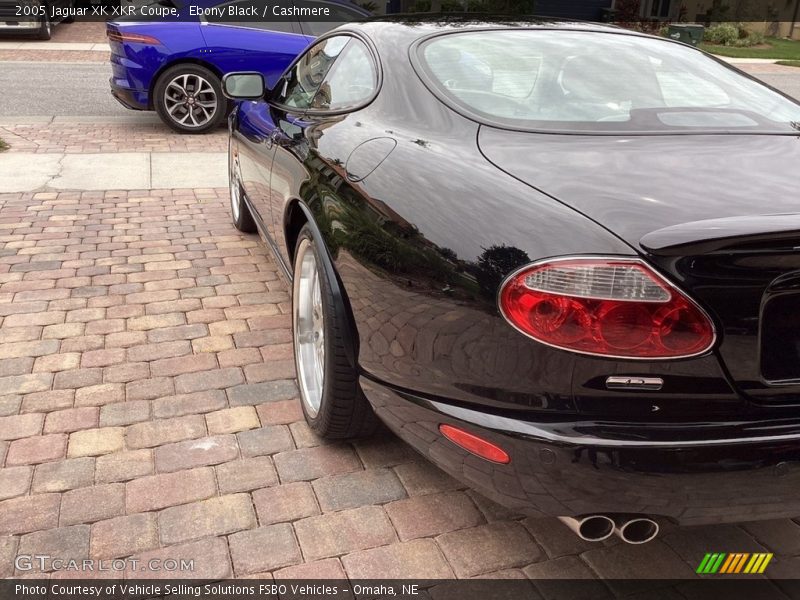 Ebony Black / Cashmere 2005 Jaguar XK XKR Coupe