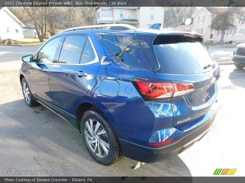 Blue Glow Metallic / Jet Black 2022 Chevrolet Equinox Premier AWD