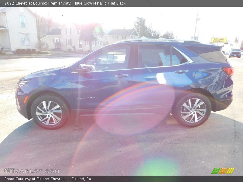 Blue Glow Metallic / Jet Black 2022 Chevrolet Equinox Premier AWD